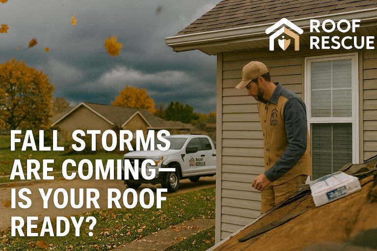 Roof inspection before fall storms.